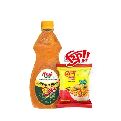Fresh Actifit Mustard Oil (Free Fresh Instant Noodles 62 gm 1 pcs)