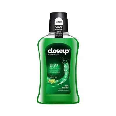 Closeup Anti Bacterial Nature Boost Mouth Wash