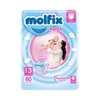 Molfix Baby Diaper Pants 3 midi 6-11 kg
