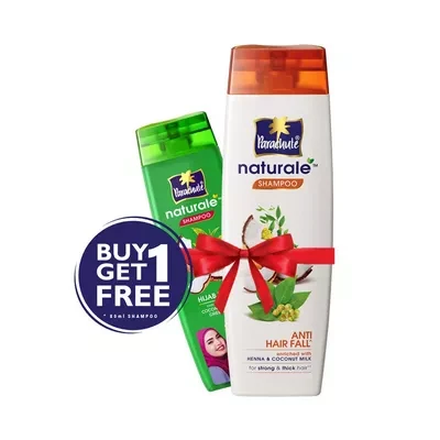 Parachute Naturale Shampoo Anti Hair Fall (Free Shampoo Hijab Fresh 80 ml)