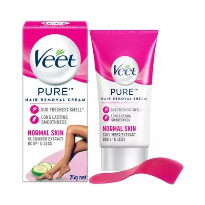 Veet Pure Hair Removal Cream Normal Skin With Cucumber Extract